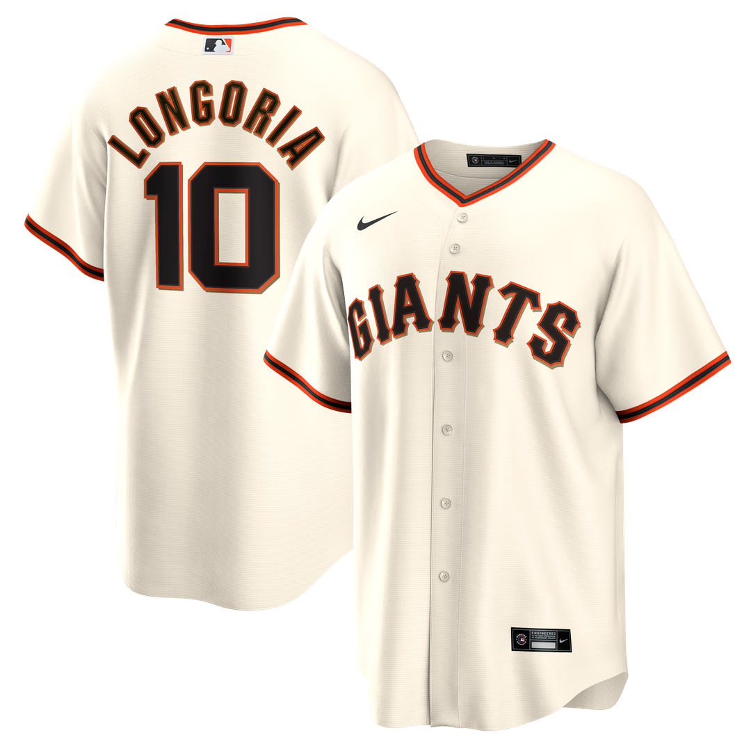 Evan Longoria San Francisco Giants Nike Home Retired Player Replica Jersey - Cream Official MLB Team Apparel Baseball Fan Gear