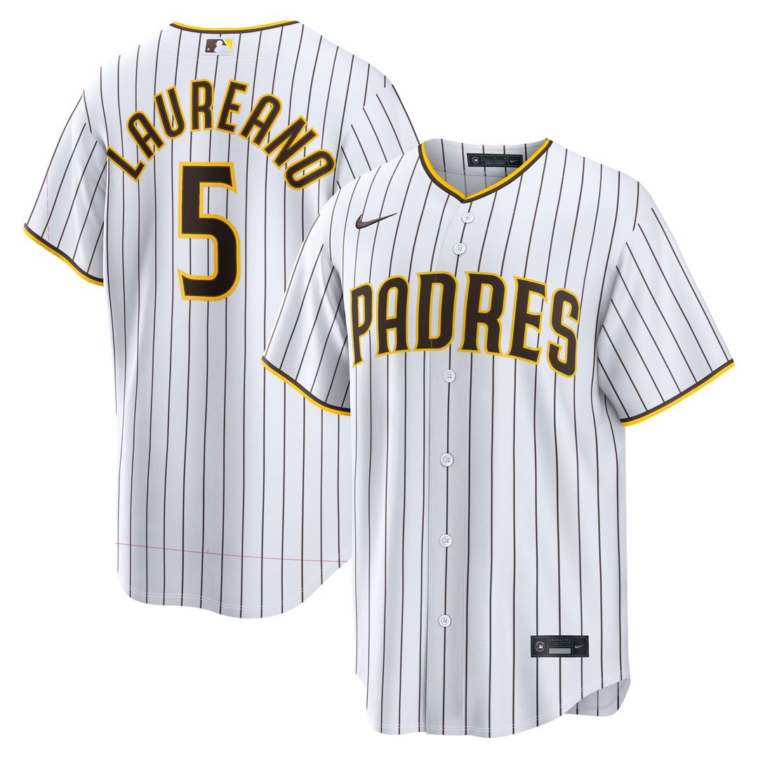 Ramón Laureano San Diego Padres Nike Home Replica Jersey - White Official MLB Team Apparel Baseball Fan Gear