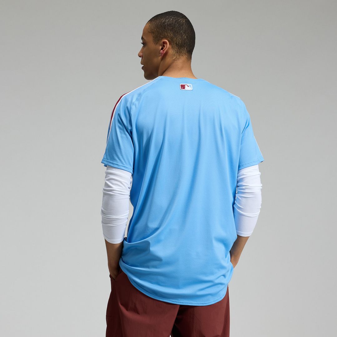 Philadelphia Phillies Nike Alternate Elite Jersey - Light Blue Official MLB Team Apparel Baseball Fan Gear