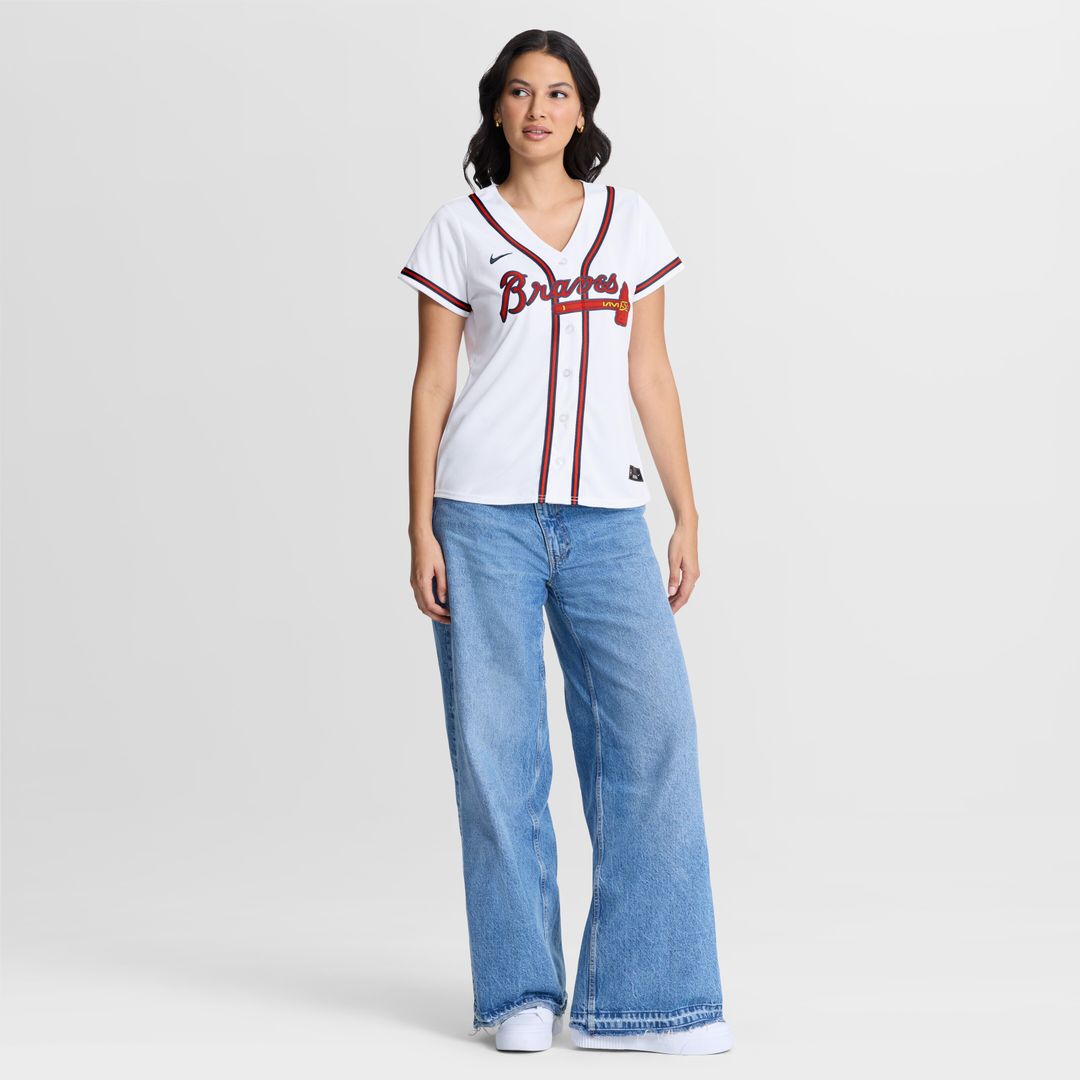 Drake Baldwin Atlanta Braves Nike Women's Home Replica Jersey - White Official MLB Team Apparel Baseball Fan Gear