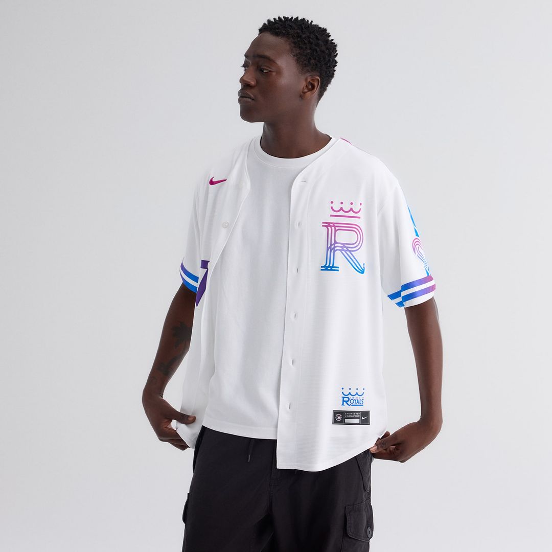 Bobby Witt Jr. Kansas City Royals Nike 2026 City Connect Stadium Jersey - White Official MLB Team Apparel Baseball Fan Gear