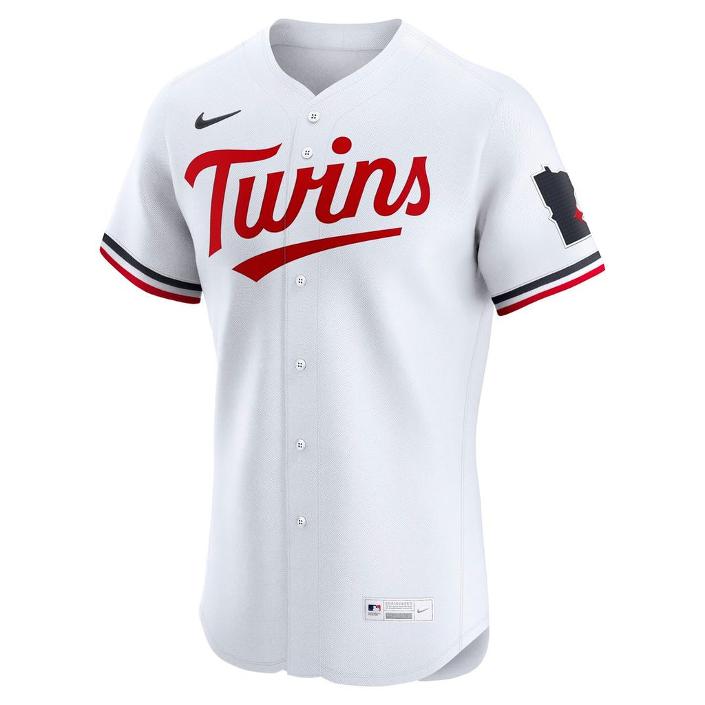 Minnesota Twins Nike Home Elite Jersey - White Official MLB Team Apparel Baseball Fan Gear
