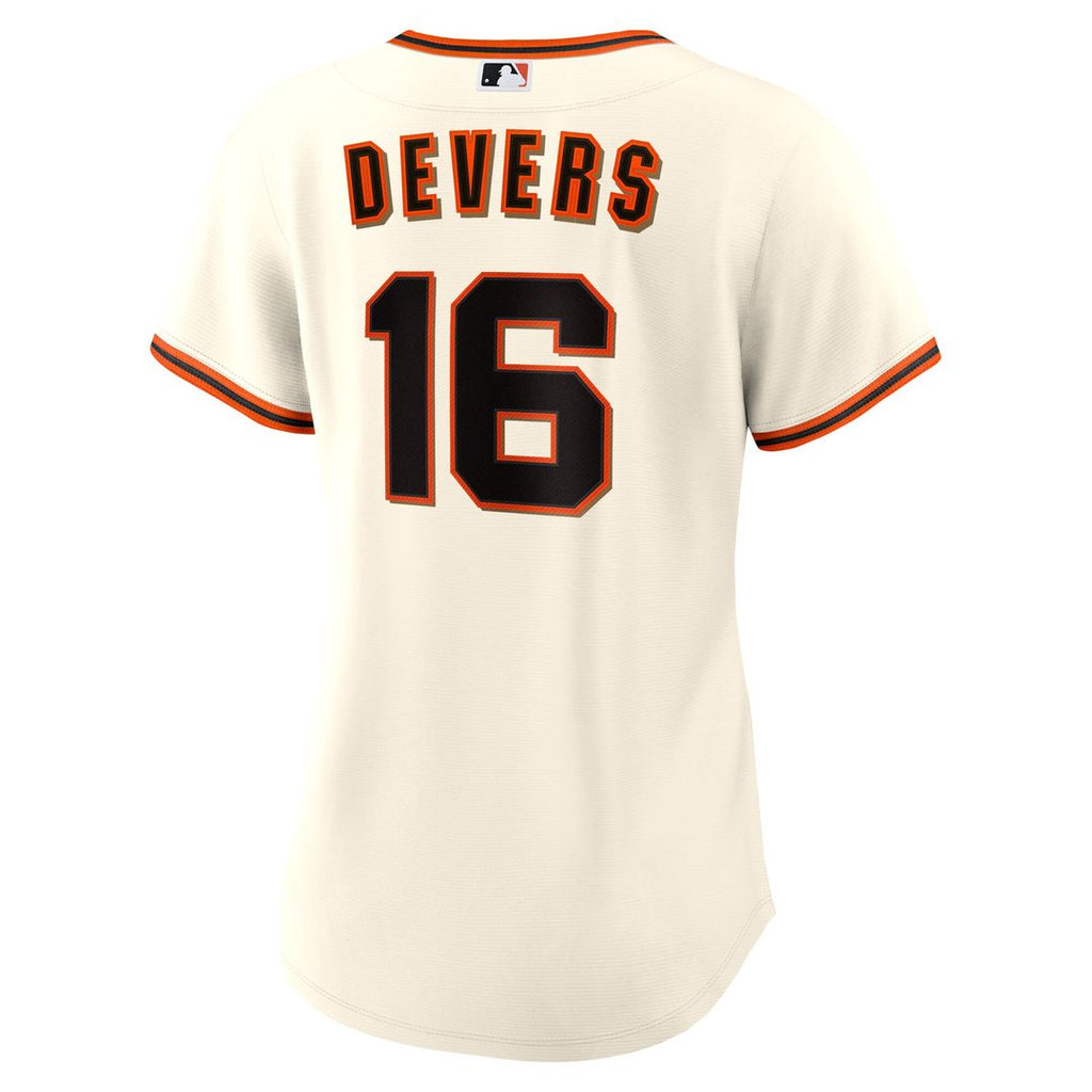 Rafael Devers San Francisco Giants Nike Women's Home Replica Jersey - White Official MLB Team Apparel Baseball Fan Gear