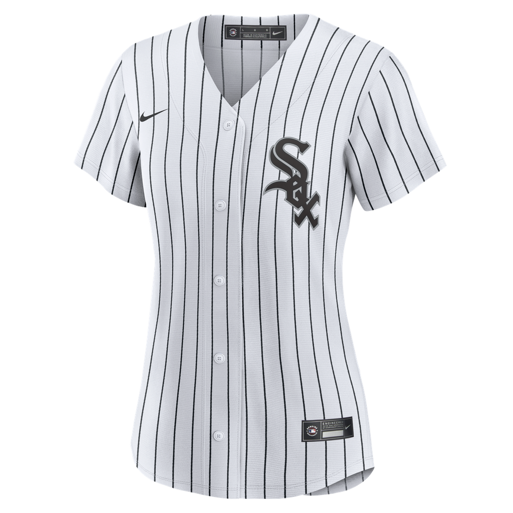 Seranthony Domínguez Chicago White Sox Nike Women's Home Replica Jersey - White Official MLB Team Apparel Baseball Fan Gear