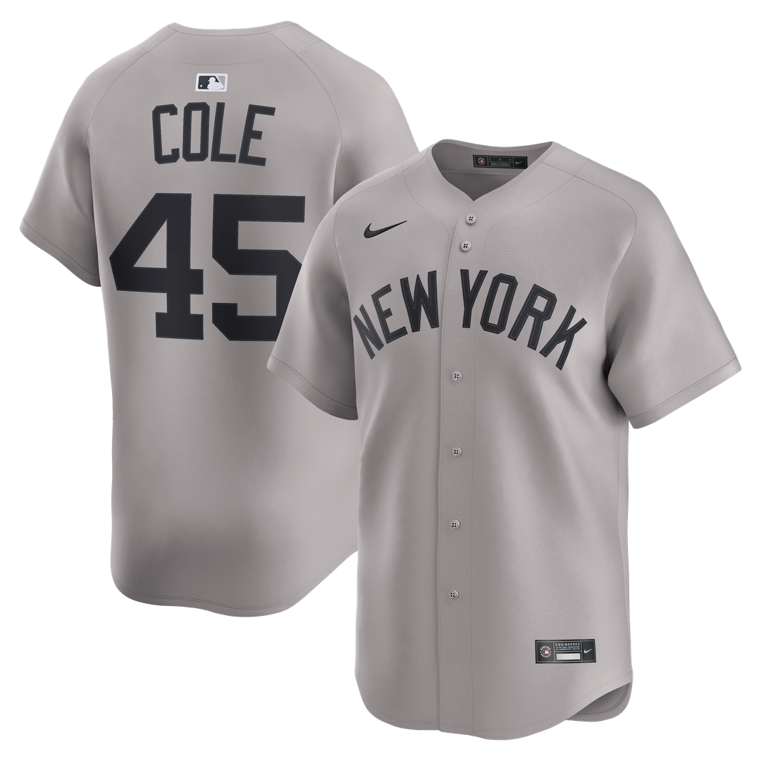 Gerrit Cole New York Yankees Nike Home Limited Player Jersey - White Official MLB Team Apparel Baseball Fan Gear