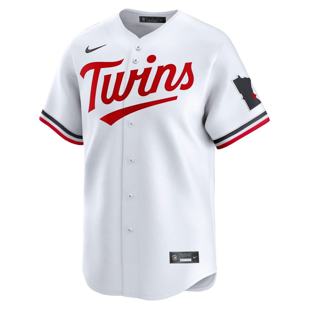 Minnesota Twins Nike Home Limited Jersey - White Official MLB Team Apparel Baseball Fan Gear