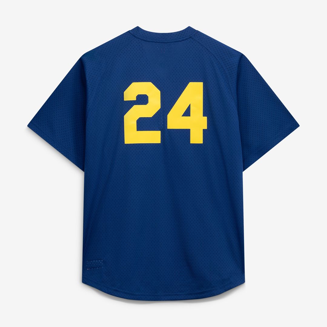 Ken Griffey Jr. Seattle Mariners Mitchell & Ness Big & Tall Cooperstown Collection Mesh Batting Practice Jersey - Royal Official MLB Team Apparel Base