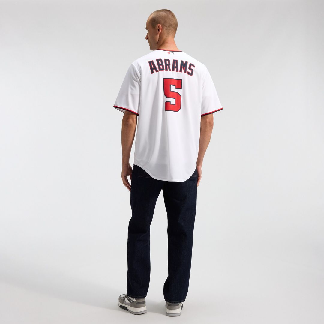 CJ Abrams Washington Nationals Nike Home Replica Jersey - White Official MLB Team Apparel Baseball Fan Gear