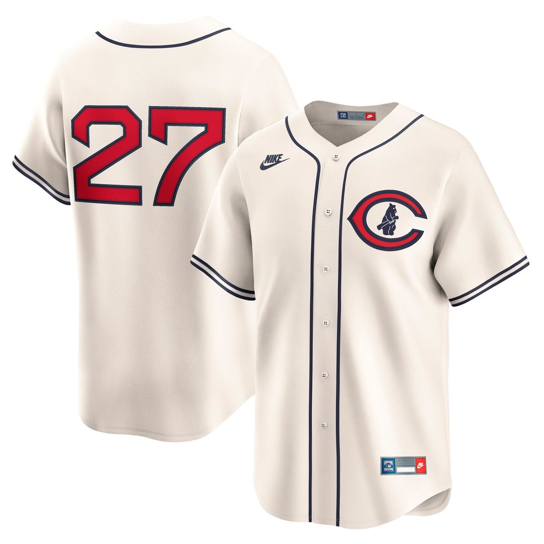 Seiya Suzuki Chicago Cubs Nike Throwback Cooperstown Collection Limited Jersey - Cream Official MLB Team Apparel Baseball Fan Gear