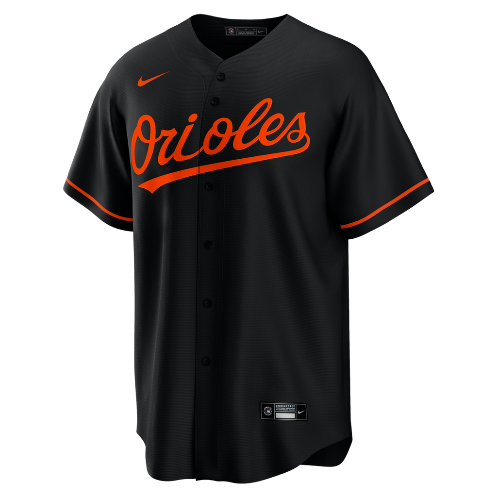 Pete Alonso Baltimore Orioles Nike Alternate Replica Jersey - Black Official MLB Team Apparel Baseball Fan Gear