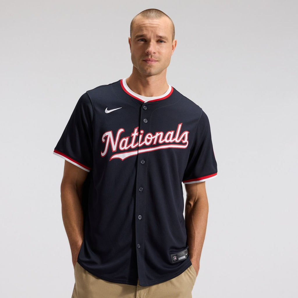 James Wood Washington Nationals Nike Alternate Limited Player Jersey - Navy Official MLB Team Apparel Baseball Fan Gear