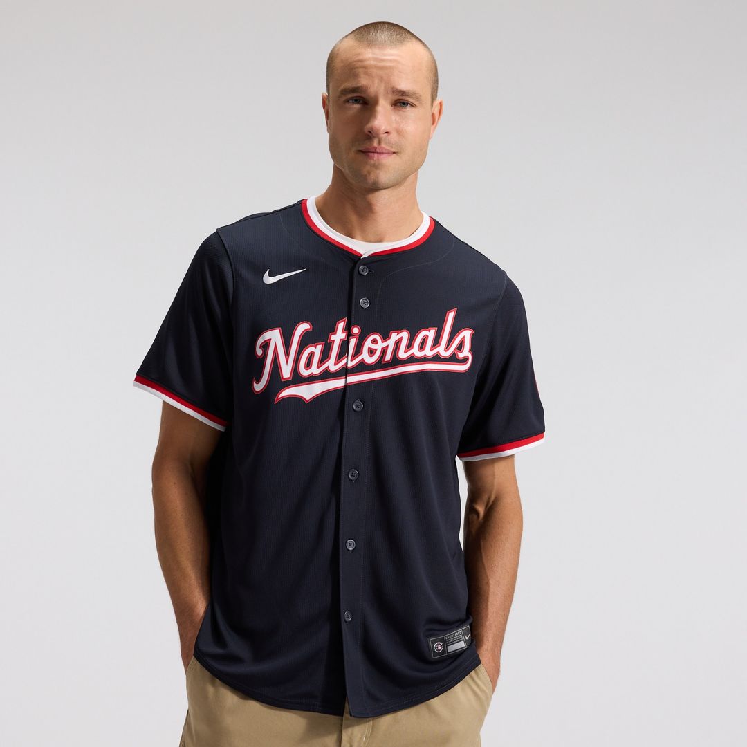 James Wood Washington Nationals Nike Alternate Limited Player Jersey - Navy Official MLB Team Apparel Baseball Fan Gear