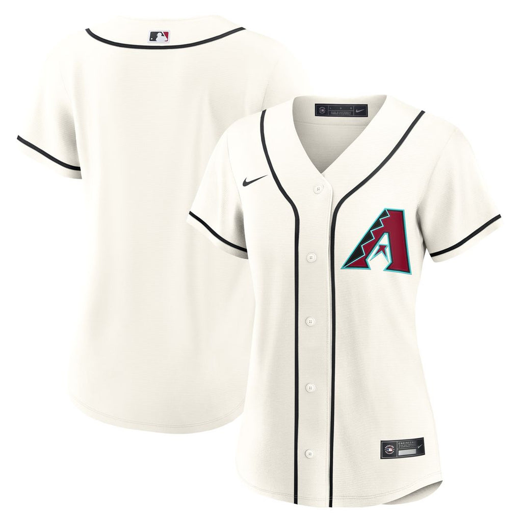 Arizona Diamondbacks Nike Women's Home Replica 2.0 Jersey - Cream Official MLB Team Apparel Baseball Fan Gear