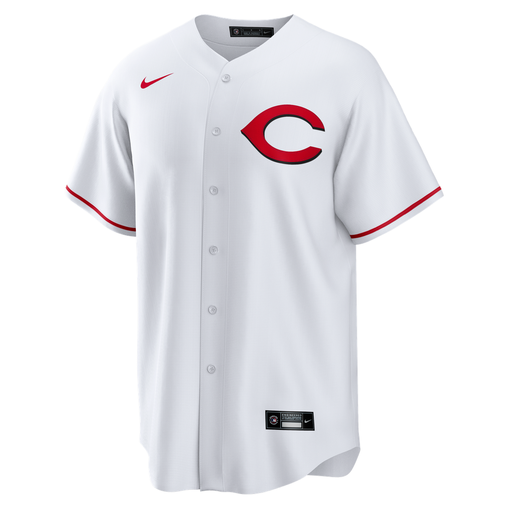 Elly De La Cruz Cincinnati Reds Nike Alternate 2 Replica Jersey - White Official MLB Team Apparel Baseball Fan Gear