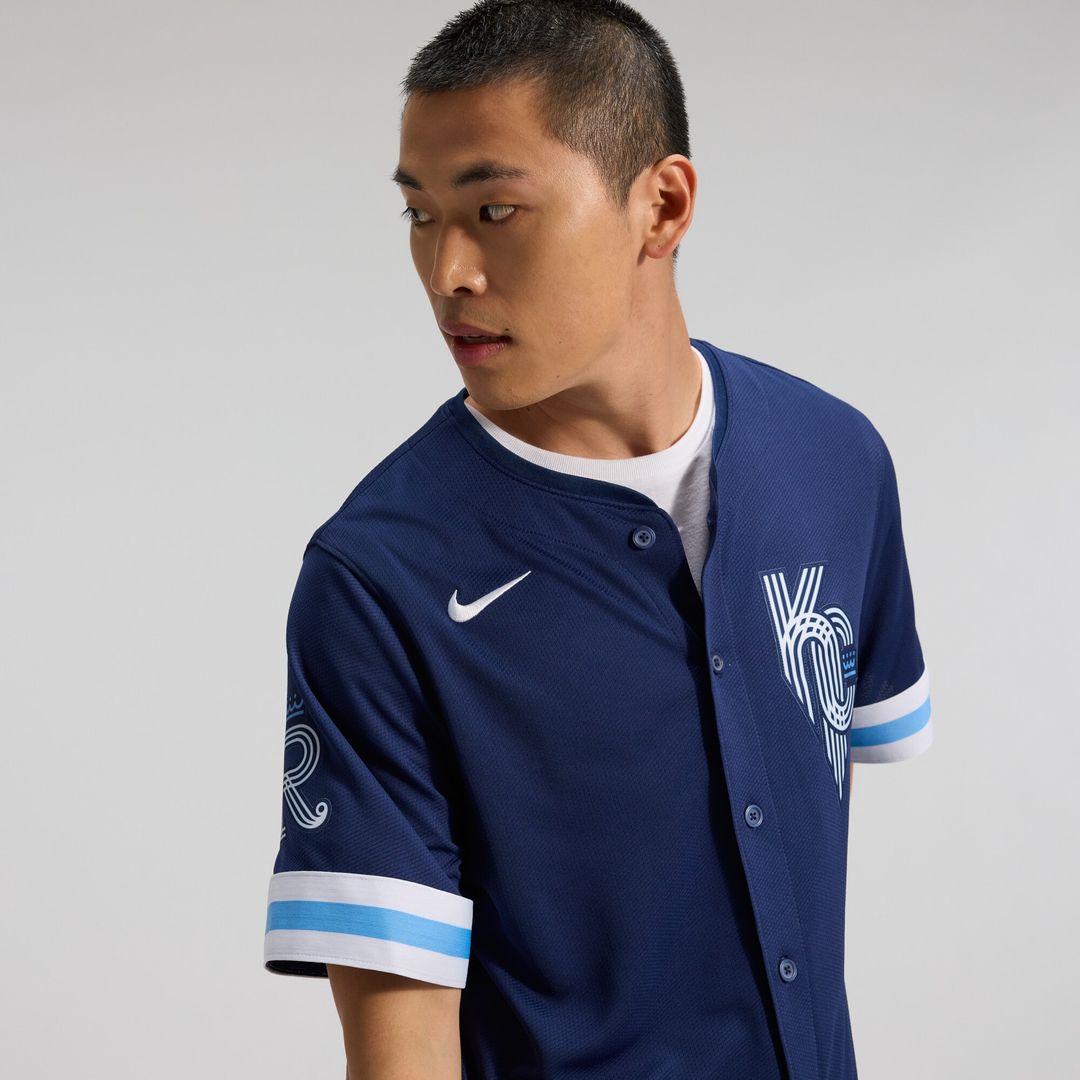 Kansas City Royals Nike City Connect Limited Jersey - Navy Official MLB Team Apparel Baseball Fan Gear