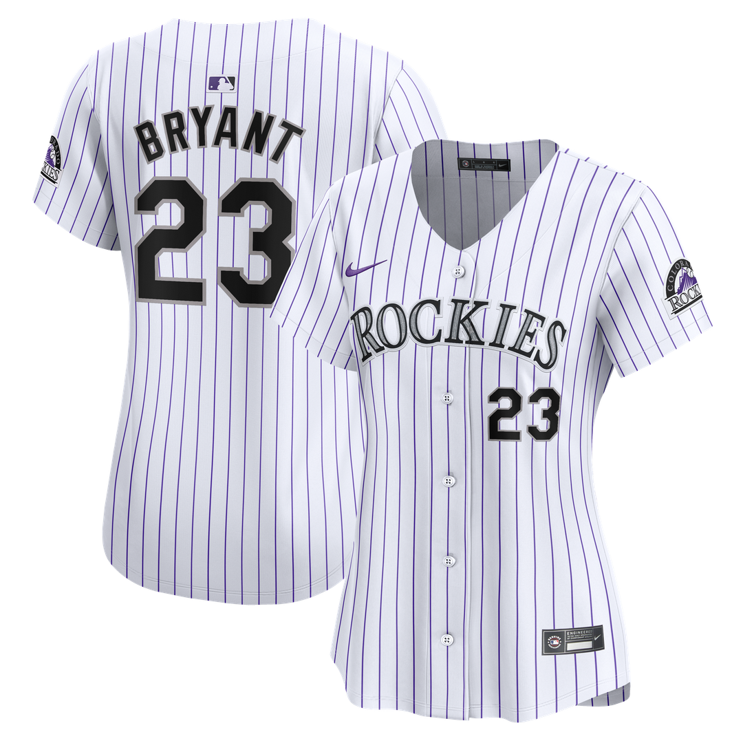 Kris Bryant Colorado Rockies Nike Women's Home Limited Player Jersey - White Official MLB Team Apparel Baseball Fan Gear