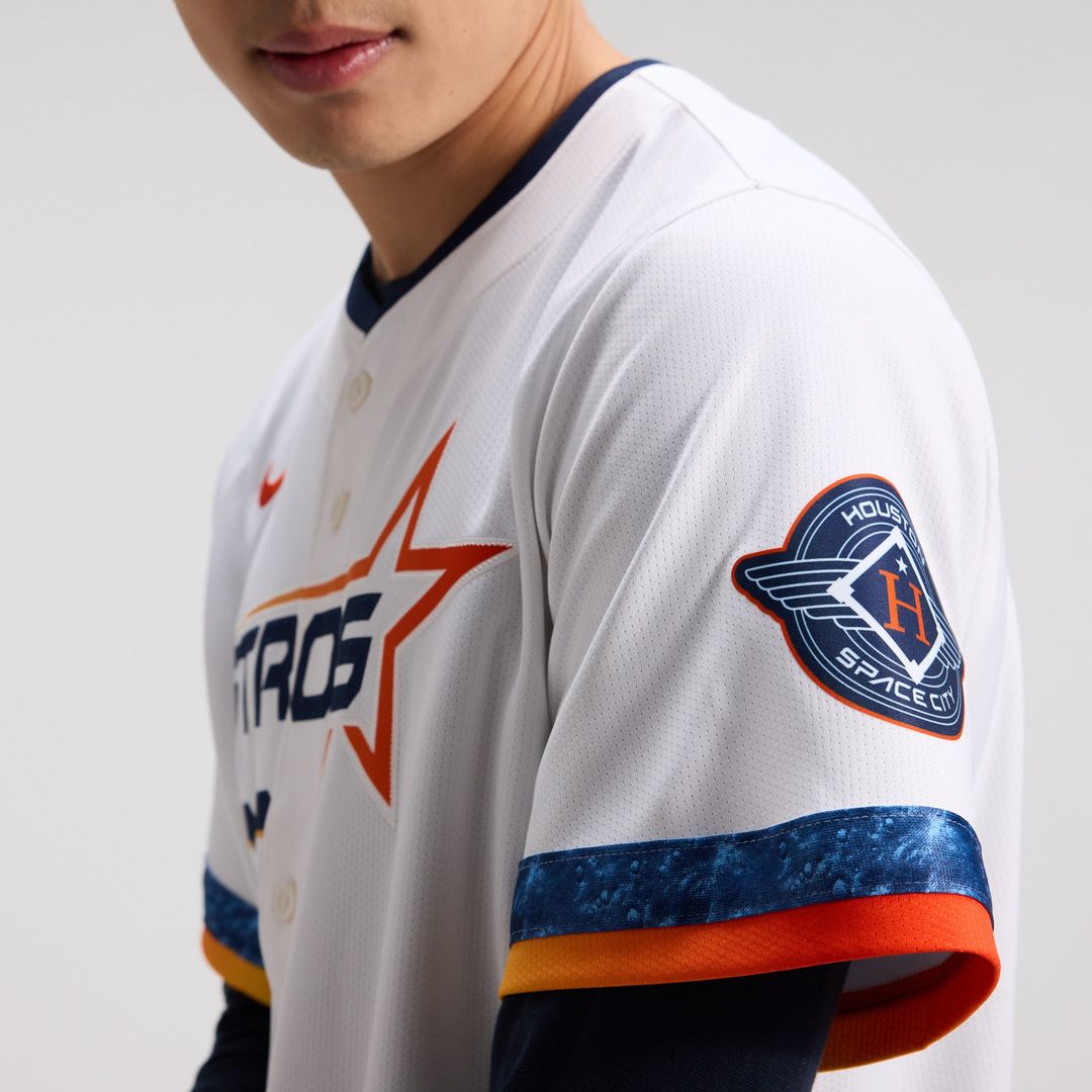 Jose Altuve Houston Astros Nike 2025 City Connect Limited Player Jersey - White Official MLB Team Apparel Baseball Fan Gear