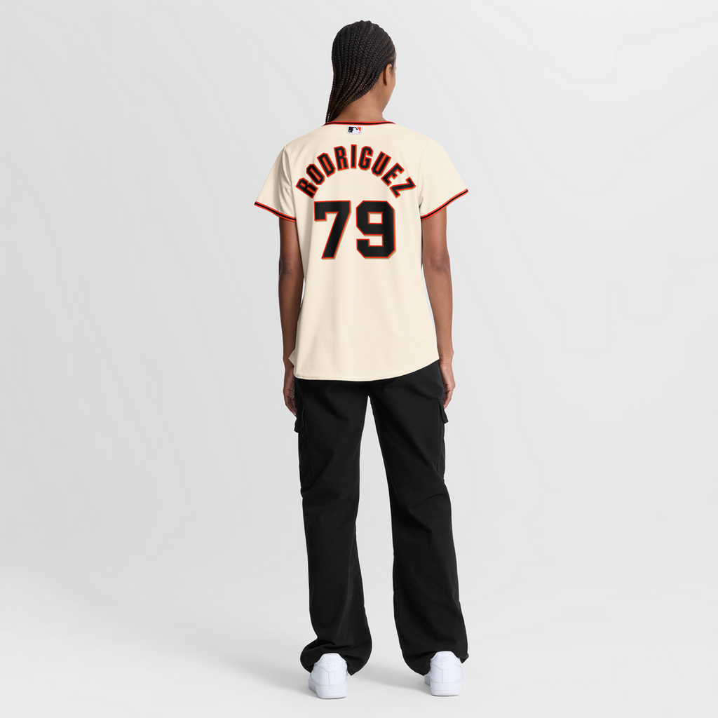 Jesus Rodriguez San Francisco Giants Nike Women's Home Replica Jersey - Cream Official MLB Team Apparel Baseball Fan Gear