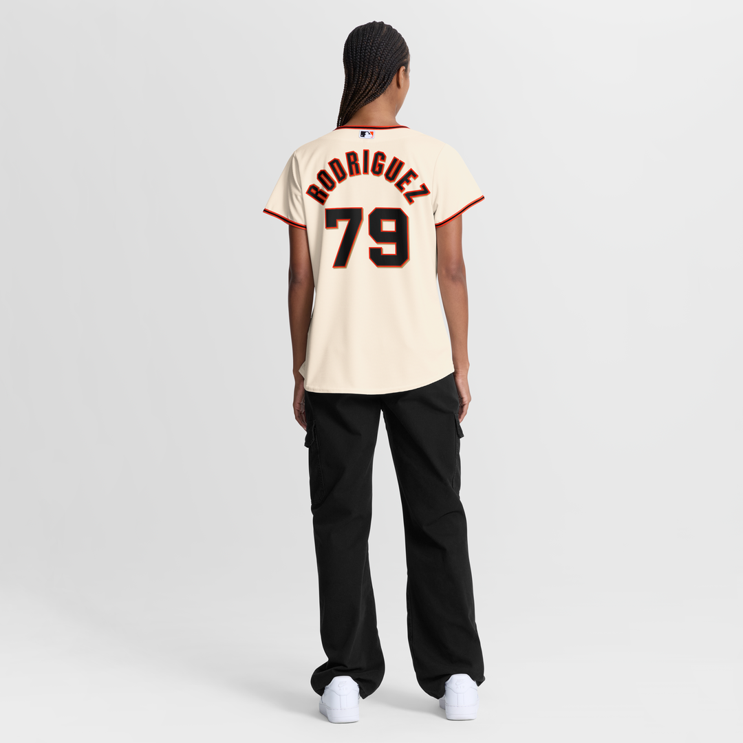 Jesus Rodriguez San Francisco Giants Nike Women's Home Replica Jersey - Cream Official MLB Team Apparel Baseball Fan Gear