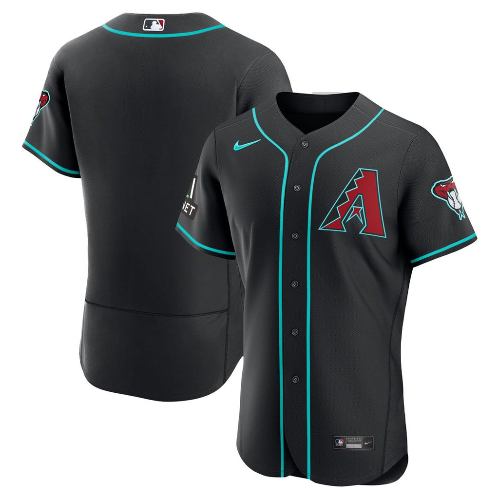 Arizona Diamondbacks Nike Alternate Authentic Jersey - Black Official MLB Team Apparel Baseball Fan Gear