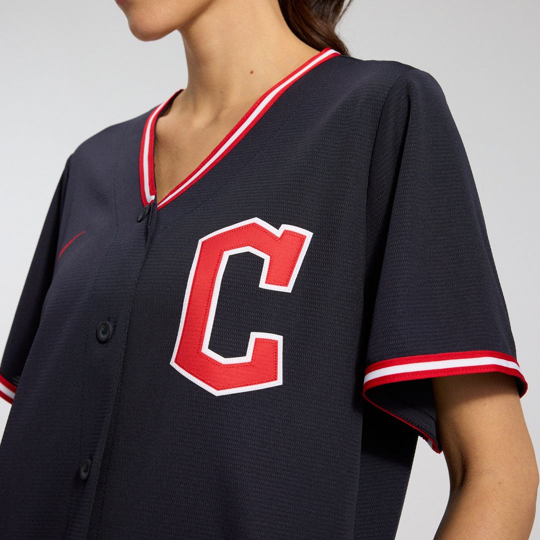 Cleveland Guardians Nike Women's Alternate 2 Replica Jersey - Red Official MLB Team Apparel Baseball Fan Gear