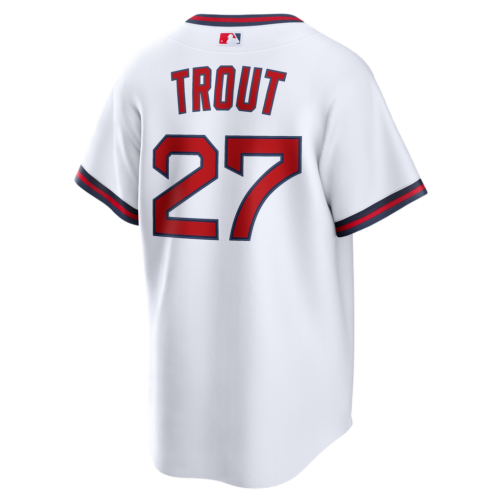 Mike Trout Los Angeles Angels Nike Alternate Replica Jersey - White Official MLB Team Apparel Baseball Fan Gear