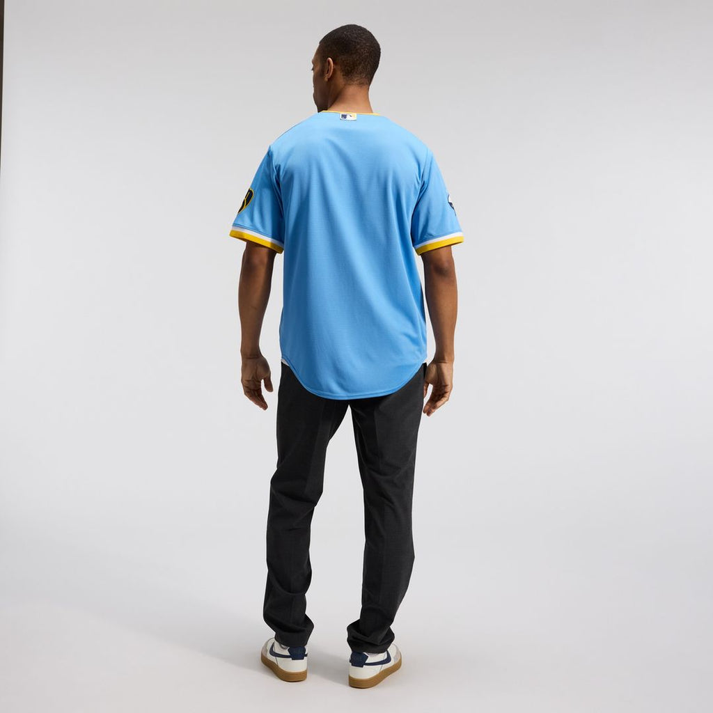Milwaukee Brewers Nike City Connect Replica Team Jersey - Powder Blue Official MLB Team Apparel Baseball Fan Gear