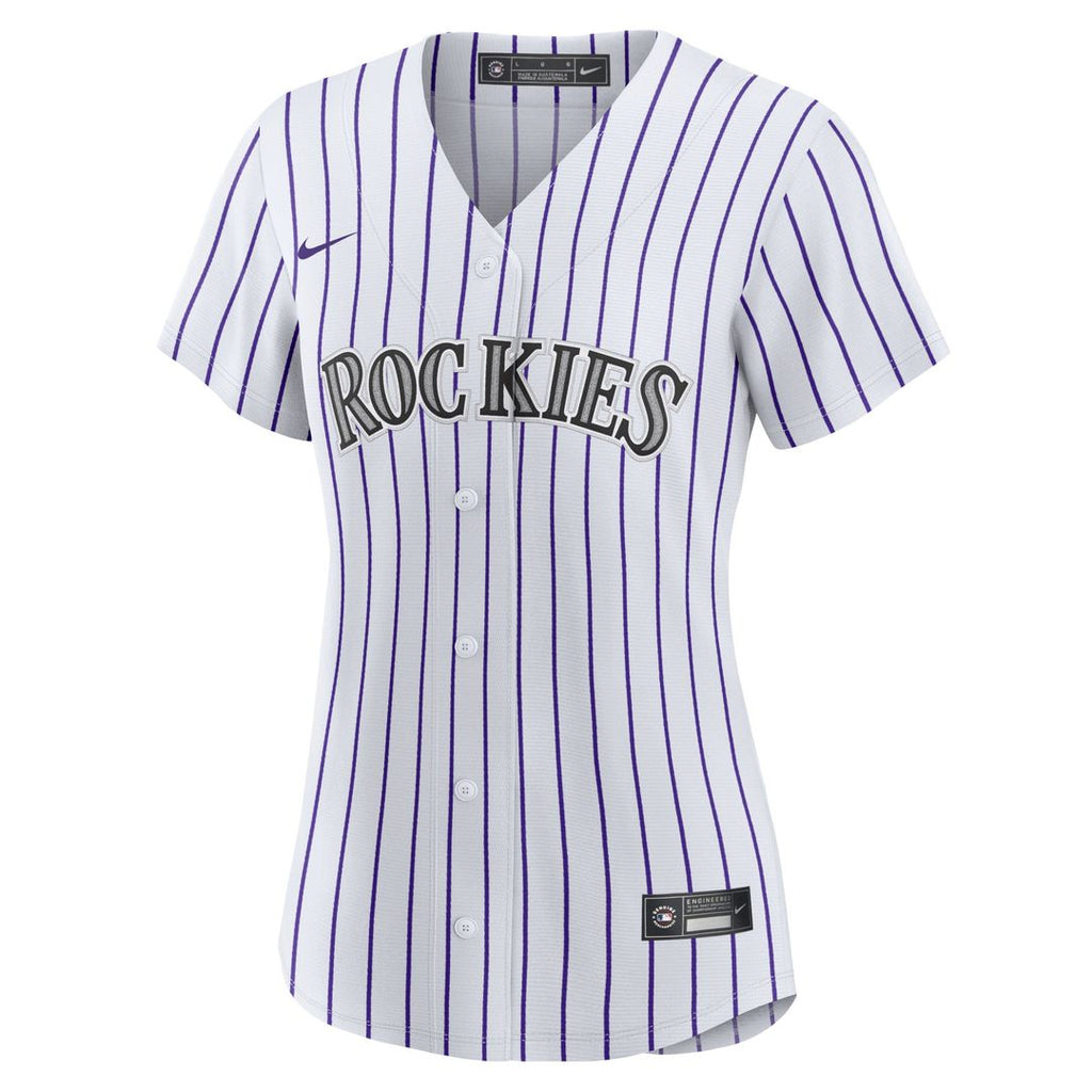 Charlie Blackmon Colorado Rockies Nike Women's Home Replica Player Jersey - White Official MLB Team Apparel Baseball Fan Gear