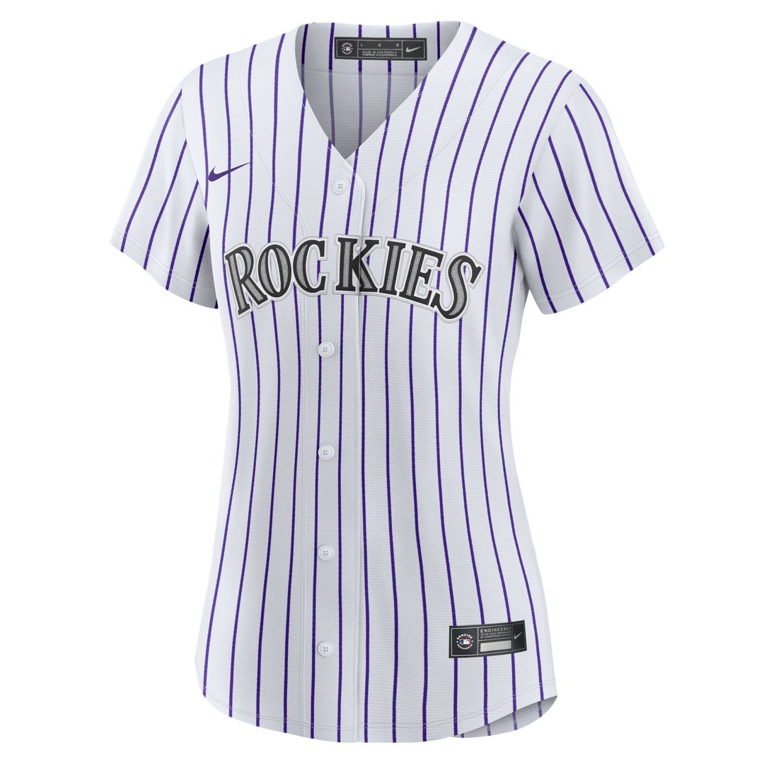 Charlie Blackmon Colorado Rockies Nike Women's Home Replica Player Jersey - White Official MLB Team Apparel Baseball Fan Gear