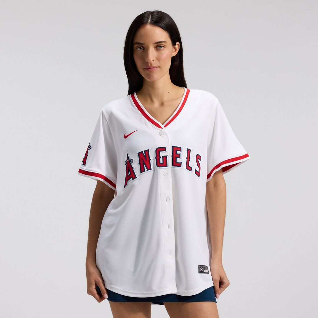 Los Angeles Angels Nike Women's Home Limited Jersey - White Official MLB Team Apparel Baseball Fan Gear
