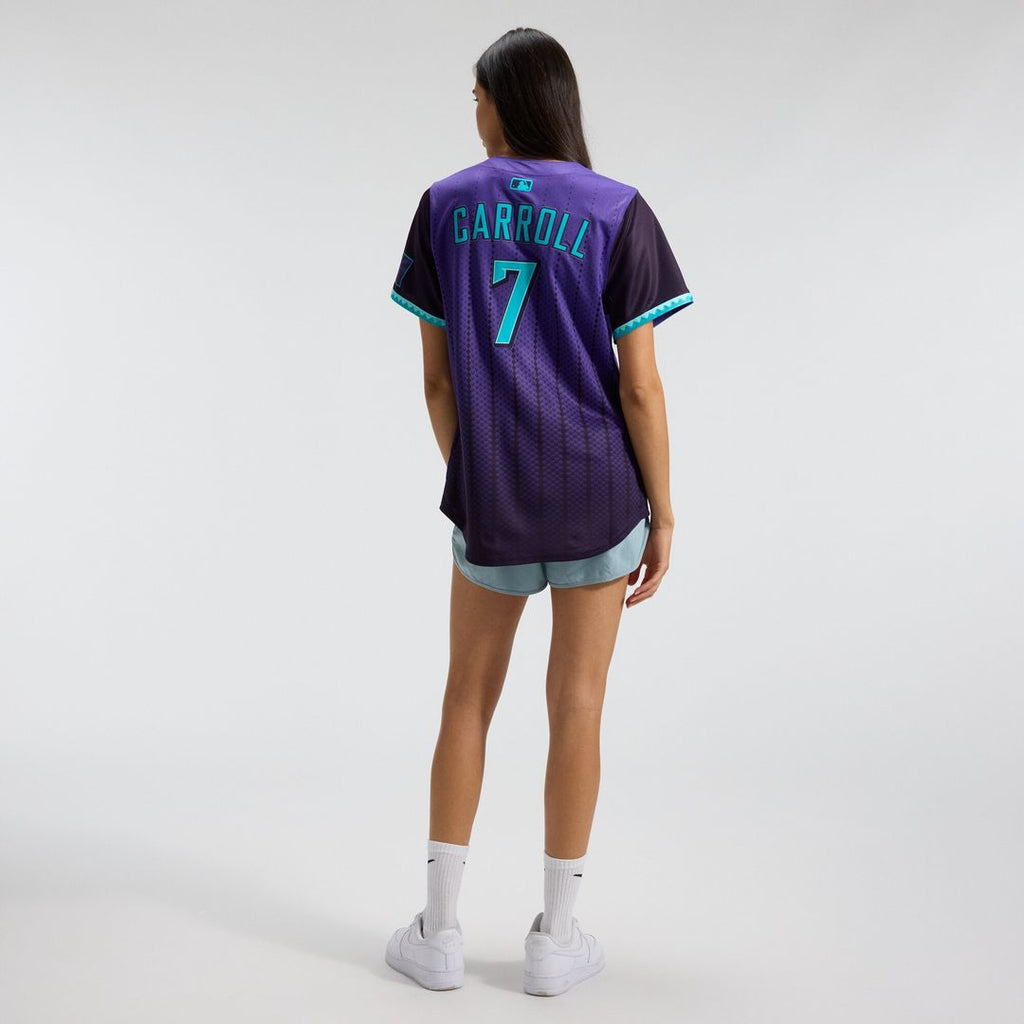 Corbin Carroll Arizona Diamondbacks Nike Women's 2025 City Connect Limited Player Jersey - Purple Official MLB Team Apparel Baseball Fan Gear