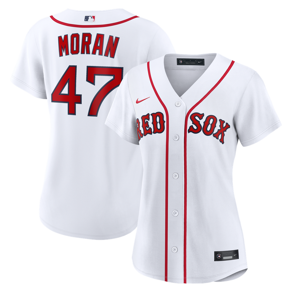 Jovani Moran Boston Red Sox Nike Women's Home Replica Jersey - White Official MLB Team Apparel Baseball Fan Gear