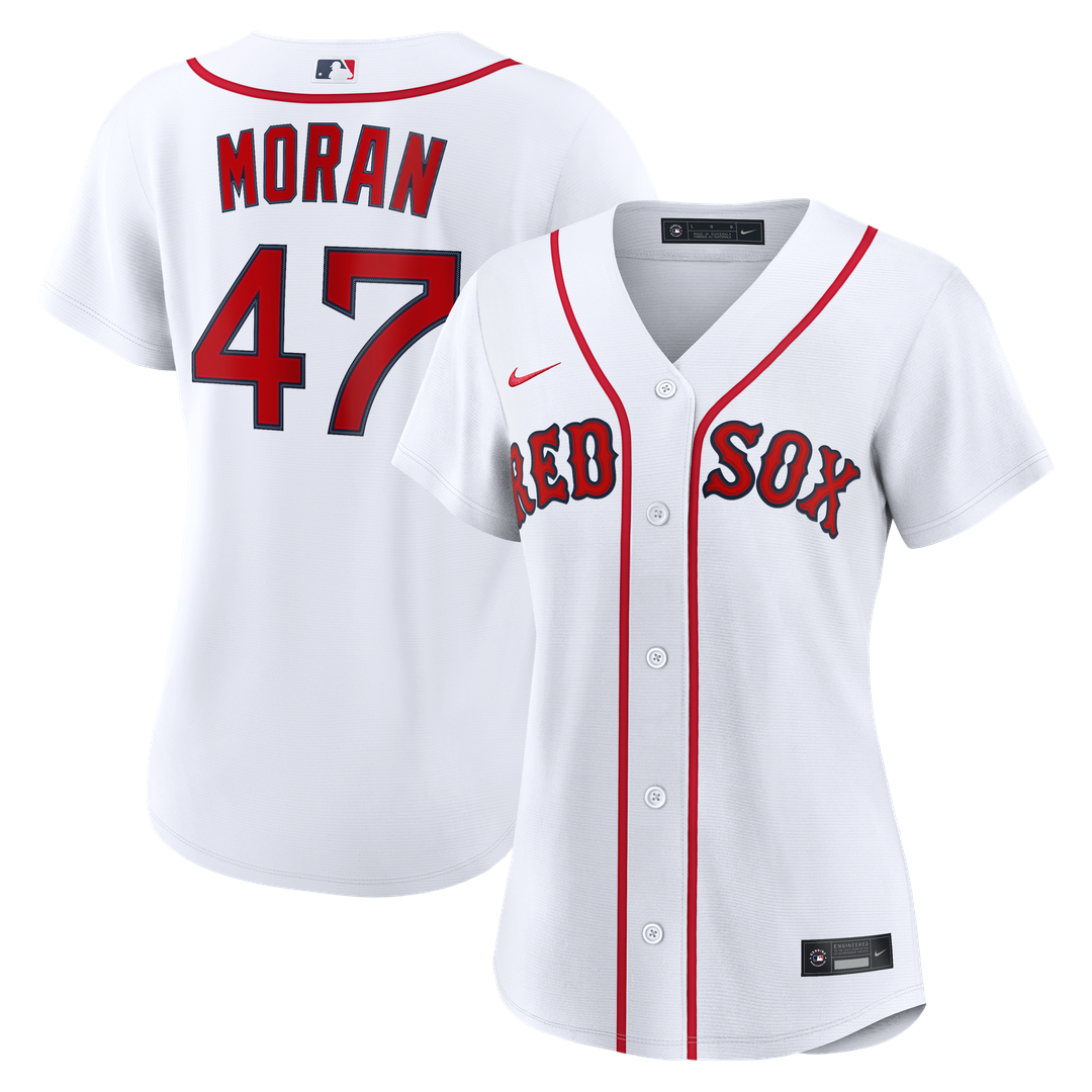 Jovani Moran Boston Red Sox Nike Women's Home Replica Jersey - White Official MLB Team Apparel Baseball Fan Gear