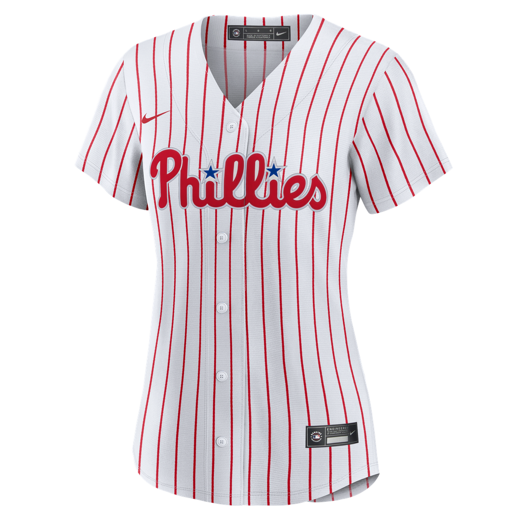 Philadelphia Phillies Nike Women's Home Replica Team Jersey - White Official MLB Team Apparel Baseball Fan Gear