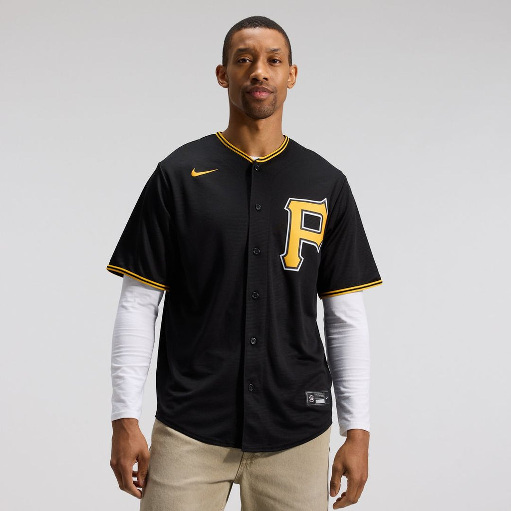 Pittsburgh Pirates Nike Alternate Replica Team Jersey - Black Official MLB Team Apparel Baseball Fan Gear