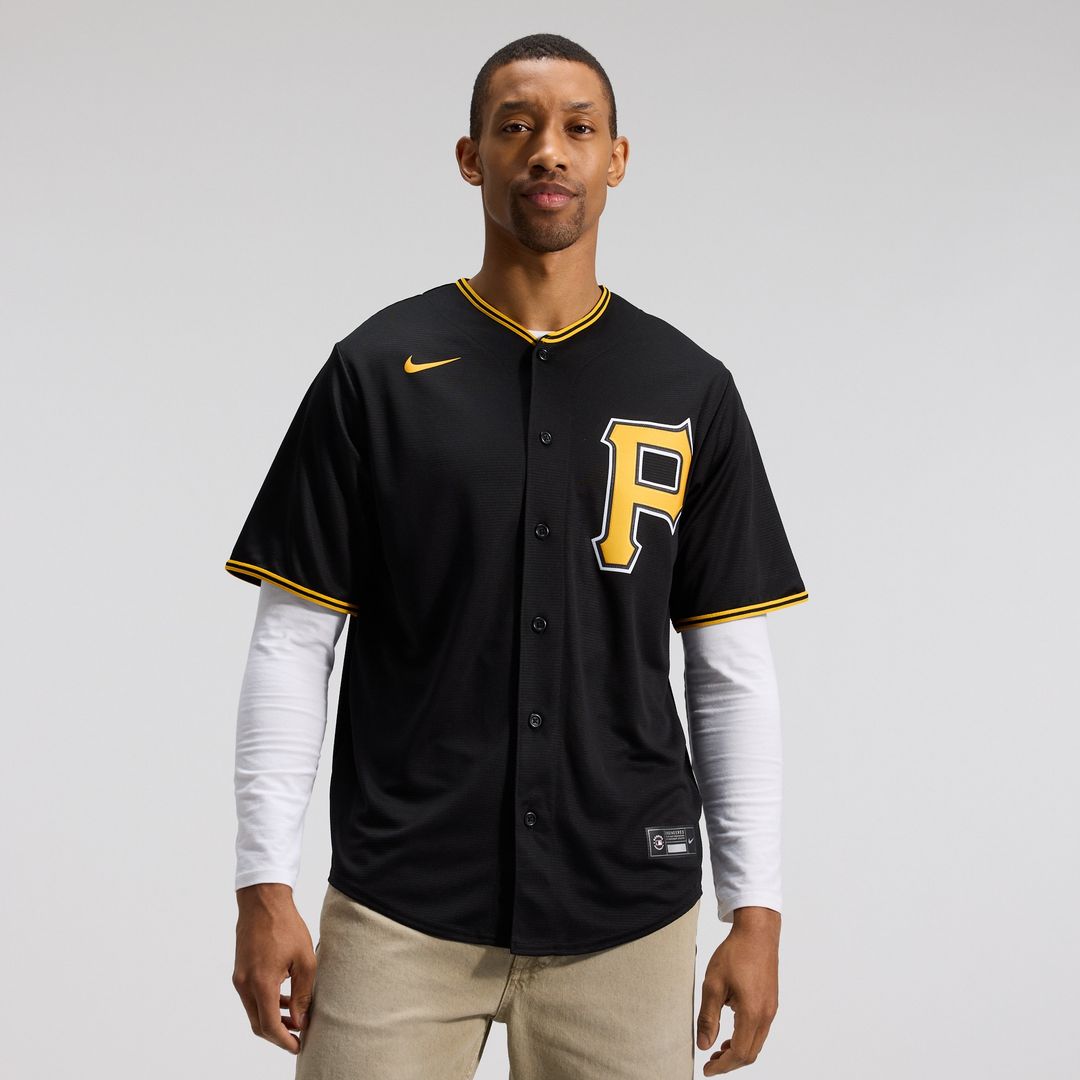 Pittsburgh Pirates Nike Alternate Replica Team Jersey - Black Official MLB Team Apparel Baseball Fan Gear