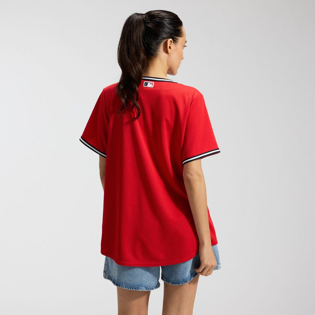 Cleveland Guardians Nike Women's Alternate 2 Replica Jersey - Red Official MLB Team Apparel Baseball Fan Gear