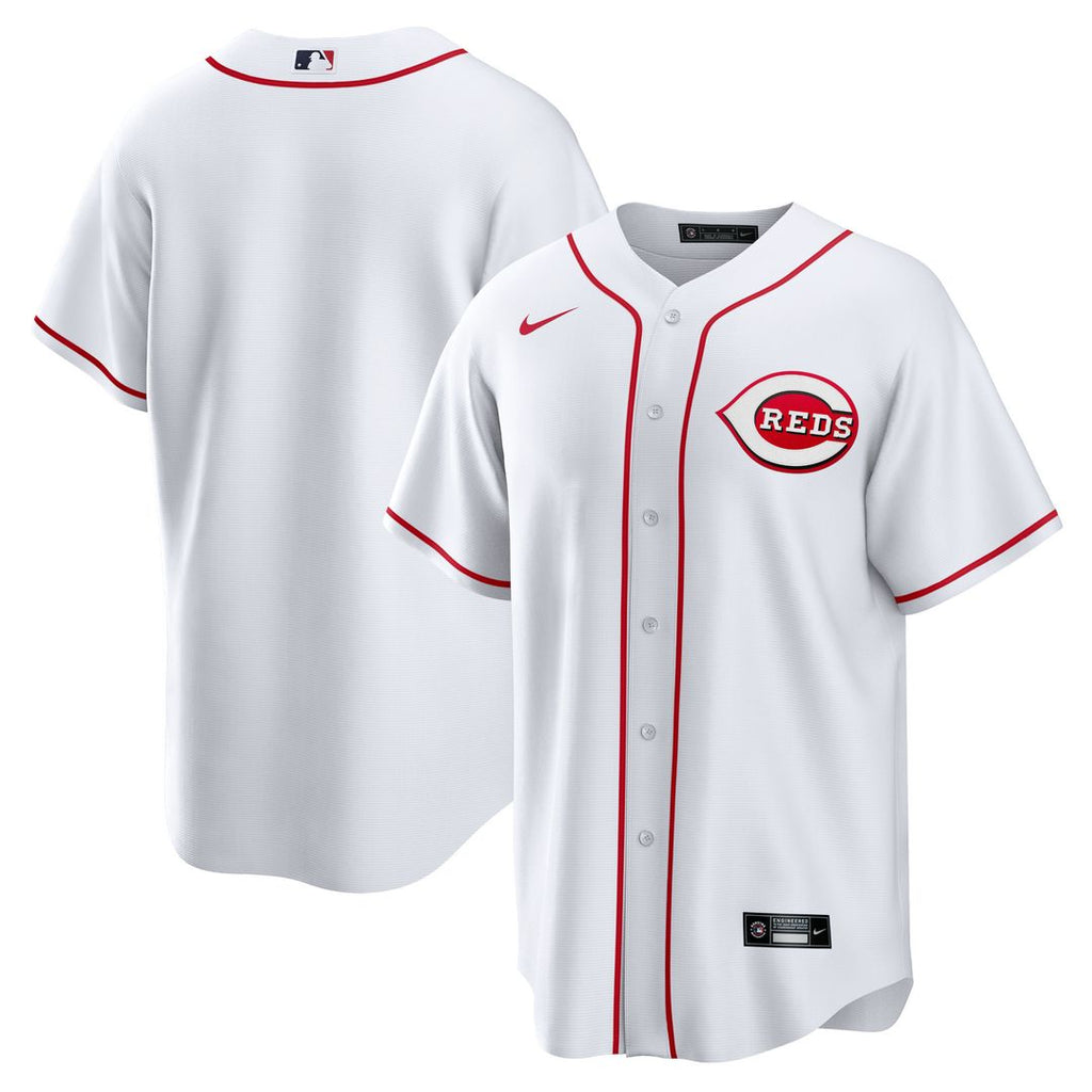Cincinnati Reds Nike Home Blank Replica Jersey - White Official MLB Team Apparel Baseball Fan Gear