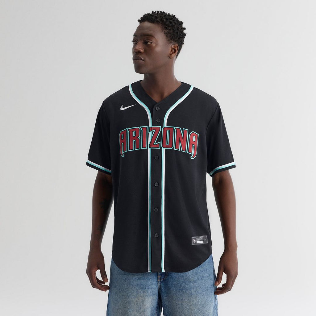 Arizona Diamondbacks Nike Fashion Replica Black Out Jersey Official MLB Team Apparel Baseball Fan Gear