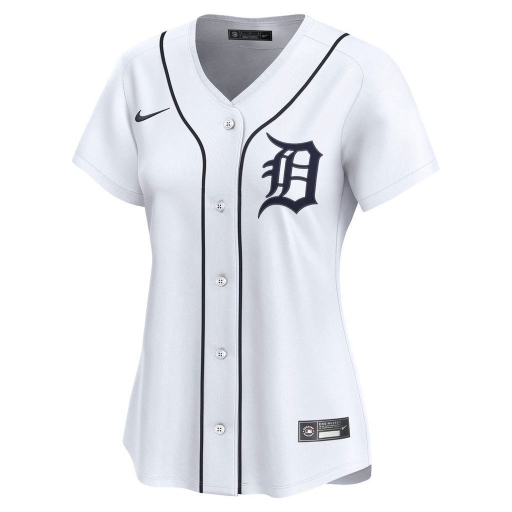 Detroit Tigers Nike Women's Home Limited Jersey - White Official MLB Team Apparel Baseball Fan Gear