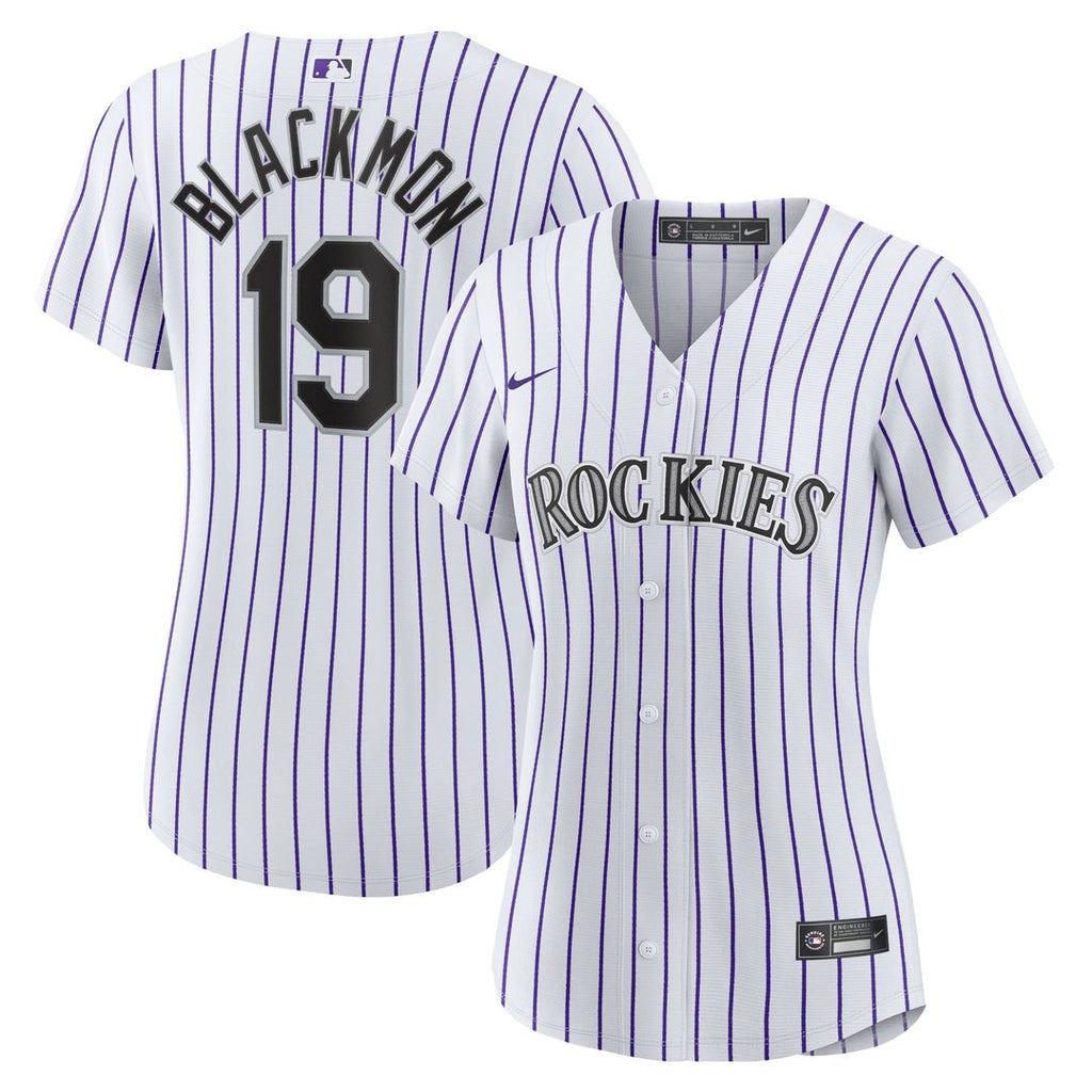 Charlie Blackmon Colorado Rockies Nike Women's Home Replica Player Jersey - White Official MLB Team Apparel Baseball Fan Gear
