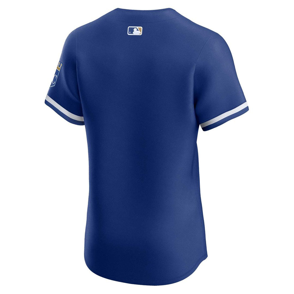 Kansas City Royals Nike Alternate Vapor Premier Elite Patch Jersey - Royal Official MLB Team Apparel Baseball Fan Gear