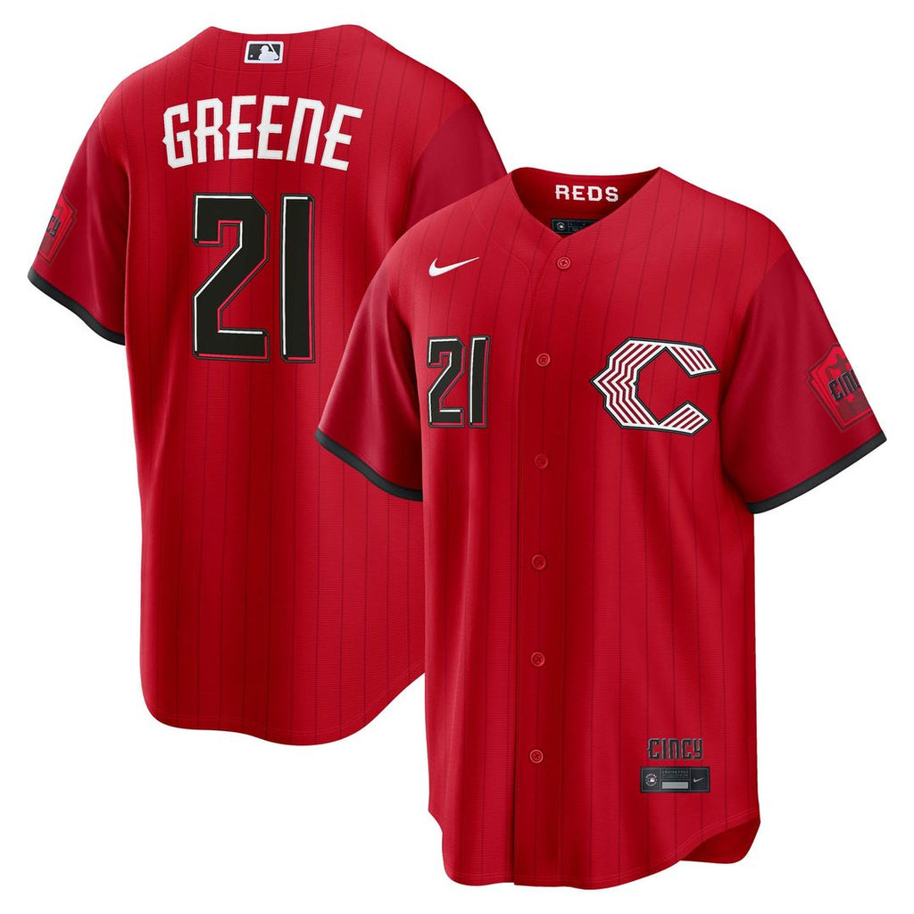 Hunter Greene Cincinnati Reds Nike 2026 City Connect Stadium Jersey - Red Official MLB Team Apparel Baseball Fan Gear