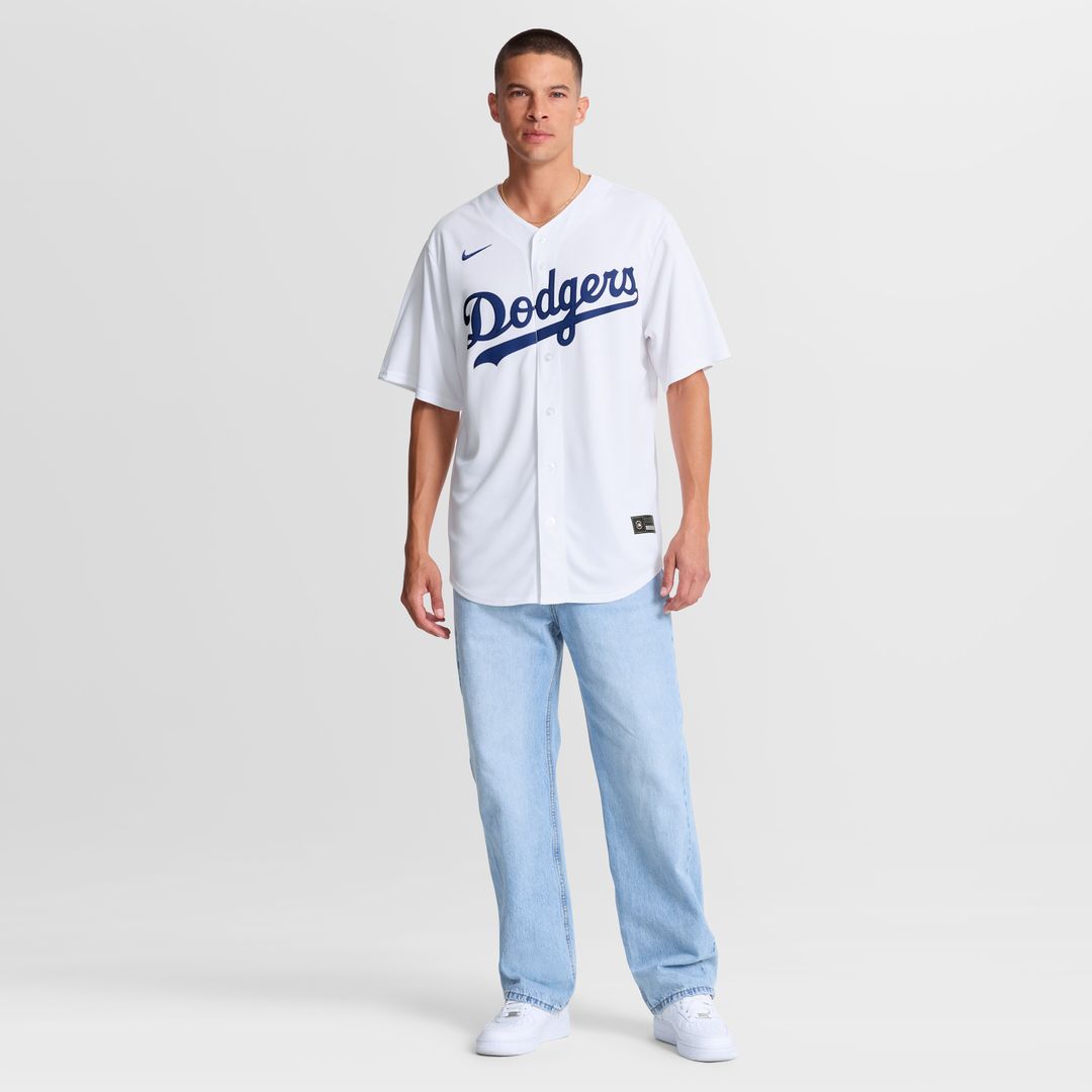 Teoscar Hernández Los Angeles Dodgers Nike Home Replica Jersey - White Official MLB Team Apparel Baseball Fan Gear