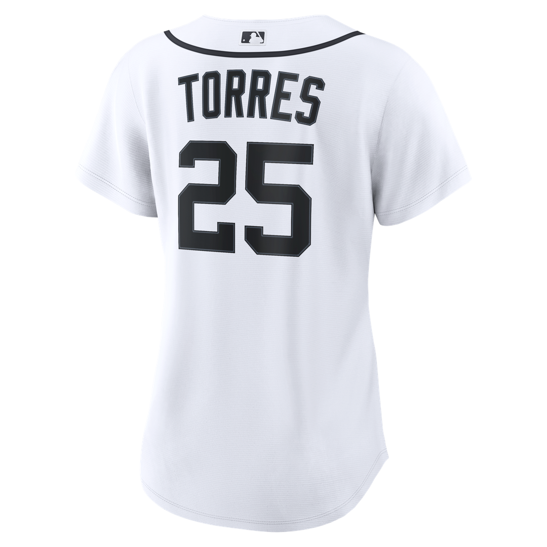 Gleyber Torres Detroit Tigers Nike Women's Home Replica Jersey - White Official MLB Team Apparel Baseball Fan Gear
