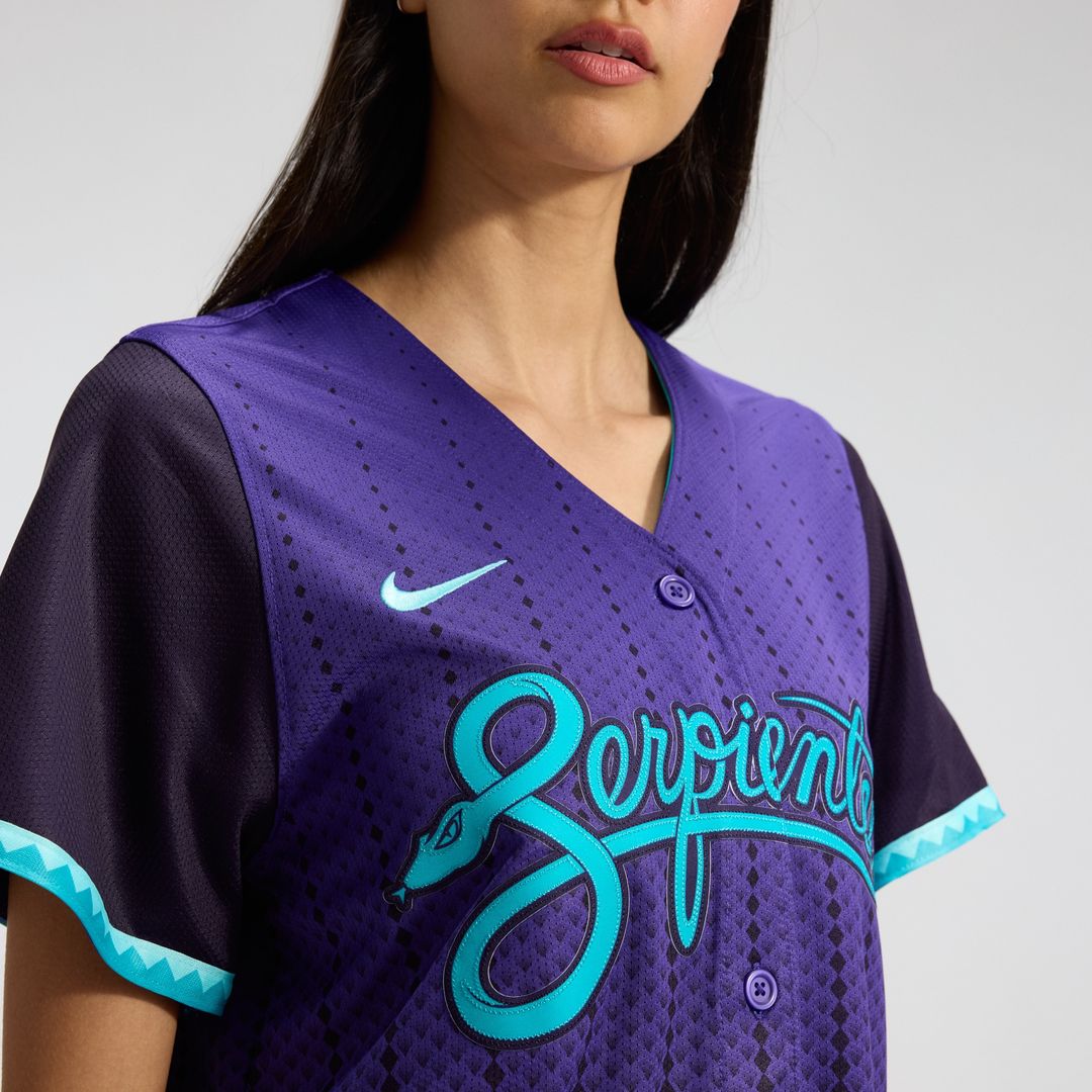 Corbin Carroll Arizona Diamondbacks Nike Women's 2025 City Connect Limited Player Jersey - Purple Official MLB Team Apparel Baseball Fan Gear