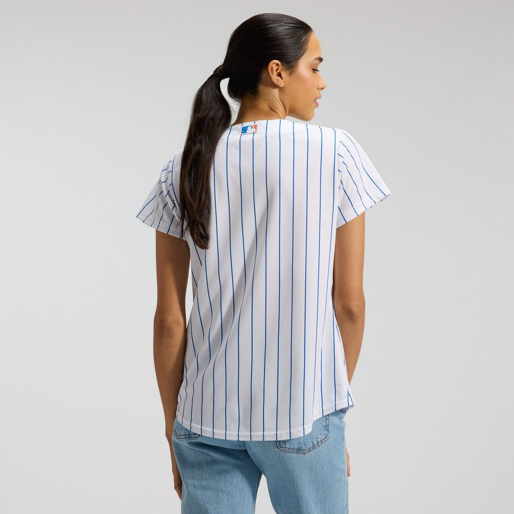 New York Mets Nike Women's Home Replica Team Jersey - White Official MLB Team Apparel Baseball Fan Gear