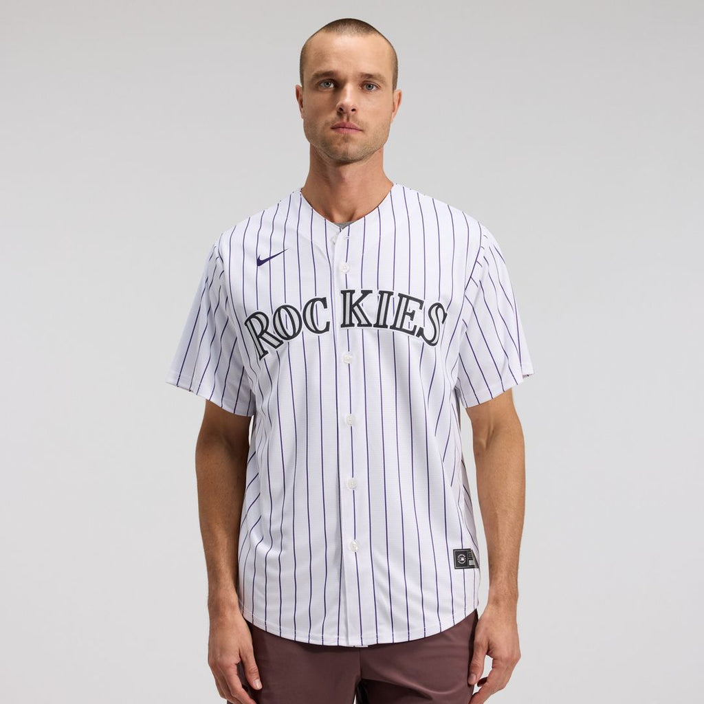 Colorado Rockies Nike Home Replica Team Jersey - White Official MLB Team Apparel Baseball Fan Gear