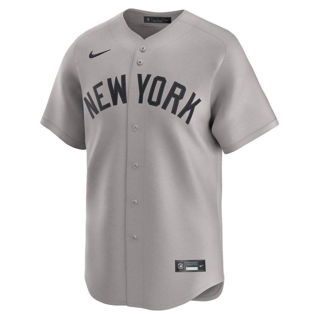 New York Yankees Nike Away Limited Jersey - Gray Official MLB Team Apparel Baseball Fan Gear