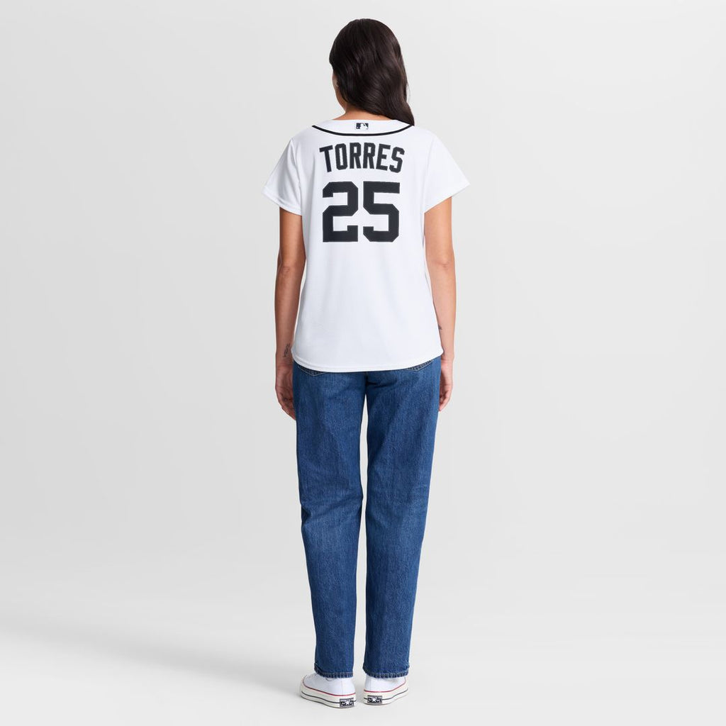 Gleyber Torres Detroit Tigers Nike Women's Home Replica Jersey - White Official MLB Team Apparel Baseball Fan Gear